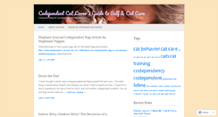 Desktop Screenshot of codependentcatlover.wordpress.com