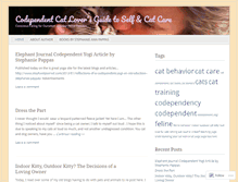 Tablet Screenshot of codependentcatlover.wordpress.com