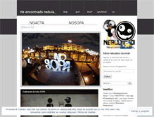 Tablet Screenshot of nebulakoi.wordpress.com