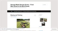Desktop Screenshot of georgiamade.wordpress.com