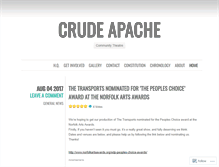 Tablet Screenshot of crudeapache.wordpress.com