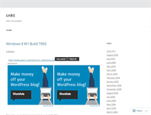 Tablet Screenshot of cnkt.wordpress.com