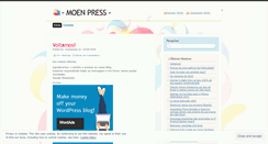 Desktop Screenshot of moenpress.wordpress.com