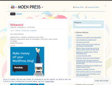 Tablet Screenshot of moenpress.wordpress.com