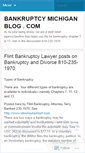 Mobile Screenshot of michiganbankruptcyblog.wordpress.com