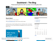 Tablet Screenshot of dustinland.wordpress.com