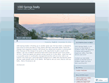 Tablet Screenshot of 1000springs.wordpress.com