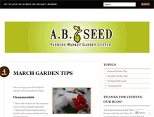 Tablet Screenshot of abseedco.wordpress.com