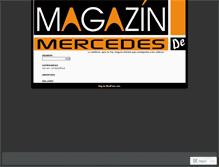 Tablet Screenshot of magazindemercedes.wordpress.com