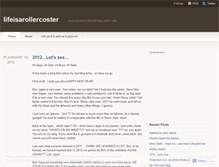 Tablet Screenshot of lifeisarollercoster.wordpress.com