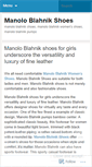 Mobile Screenshot of manoloblahnikshoes1.wordpress.com