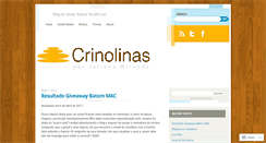 Desktop Screenshot of crinolinas.wordpress.com