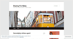 Desktop Screenshot of dopingforbaby.wordpress.com