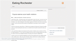 Desktop Screenshot of eatingrochester.wordpress.com