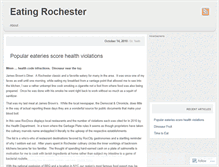 Tablet Screenshot of eatingrochester.wordpress.com