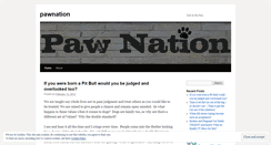 Desktop Screenshot of pawnation.wordpress.com