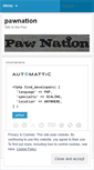 Mobile Screenshot of pawnation.wordpress.com