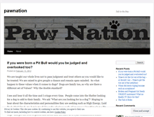 Tablet Screenshot of pawnation.wordpress.com