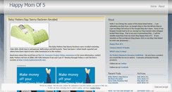 Desktop Screenshot of happymomof5.wordpress.com