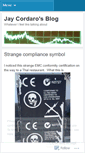 Mobile Screenshot of jaycordaro.wordpress.com