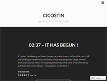 Tablet Screenshot of cicostin.wordpress.com