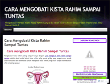 Tablet Screenshot of caramengobatikistarahimsampaituntas.wordpress.com