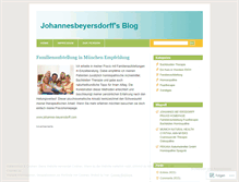 Tablet Screenshot of johannesbeyersdorff.wordpress.com