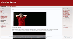 Desktop Screenshot of nicolaetzone.wordpress.com