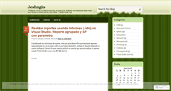 Desktop Screenshot of jeshagio.wordpress.com