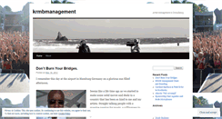 Desktop Screenshot of krmbmanagement.wordpress.com