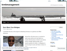 Tablet Screenshot of krmbmanagement.wordpress.com