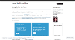 Desktop Screenshot of lauramadden.wordpress.com