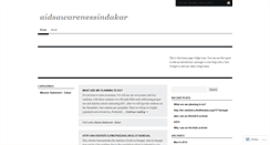 Desktop Screenshot of aidsawarenessindakar.wordpress.com