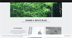 Desktop Screenshot of jeanneabeck.wordpress.com