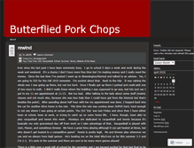 Tablet Screenshot of butterfliedporkchops.wordpress.com