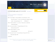Tablet Screenshot of mrsstonephysics.wordpress.com