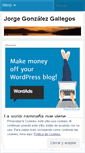 Mobile Screenshot of jorgegonzalezgallegos.wordpress.com