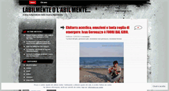 Desktop Screenshot of labilmente.wordpress.com