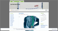 Desktop Screenshot of nutritionsoup.wordpress.com