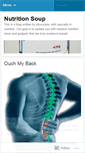 Mobile Screenshot of nutritionsoup.wordpress.com