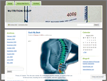 Tablet Screenshot of nutritionsoup.wordpress.com