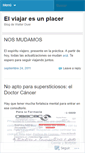 Mobile Screenshot of elviajaresunplacer.wordpress.com