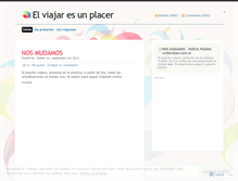 Tablet Screenshot of elviajaresunplacer.wordpress.com