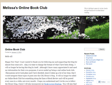 Tablet Screenshot of cslbookclub.wordpress.com