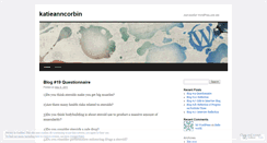 Desktop Screenshot of katieanncorbin.wordpress.com