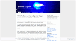 Desktop Screenshot of bluelinechaplain.wordpress.com