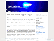 Tablet Screenshot of bluelinechaplain.wordpress.com