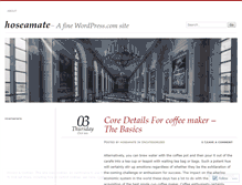 Tablet Screenshot of hoseamate.wordpress.com