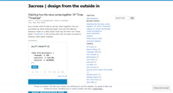 Desktop Screenshot of 3across.wordpress.com
