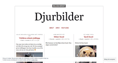 Desktop Screenshot of djurbilderna.wordpress.com